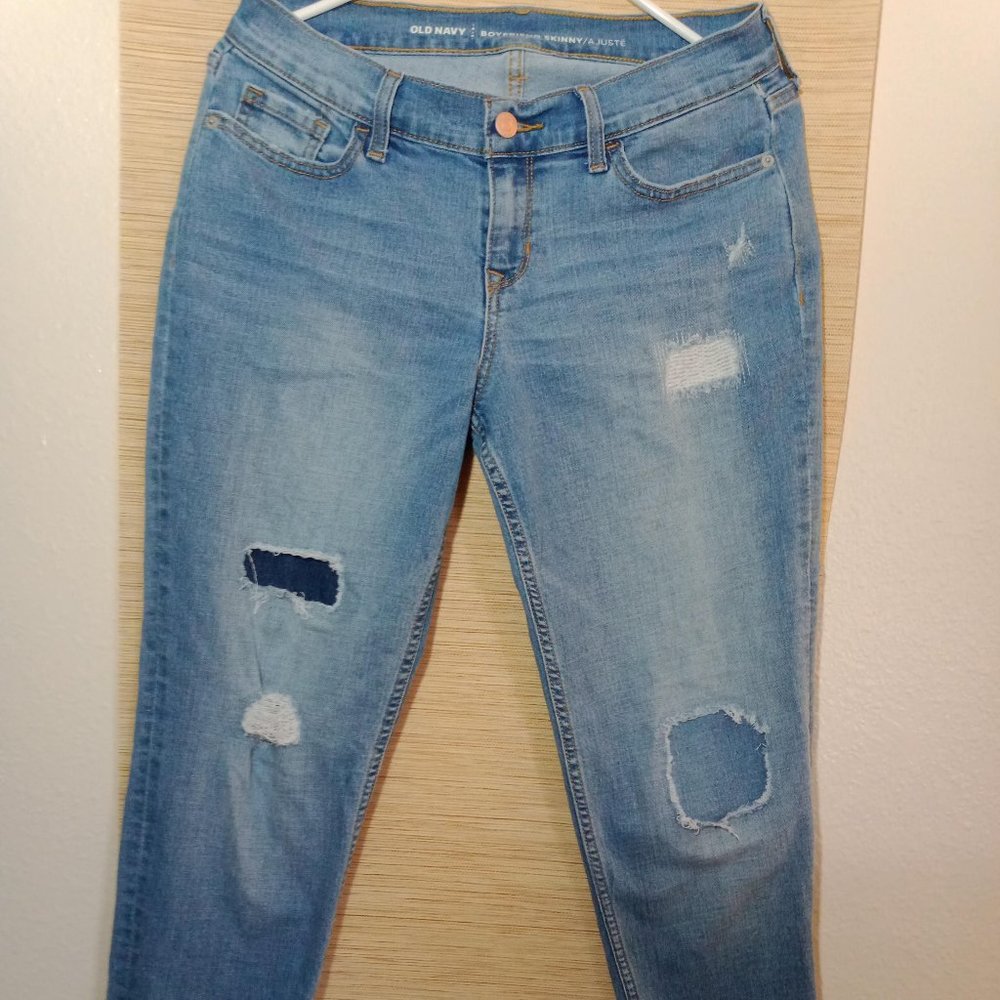 Old Navy boyfriend skinny jeans